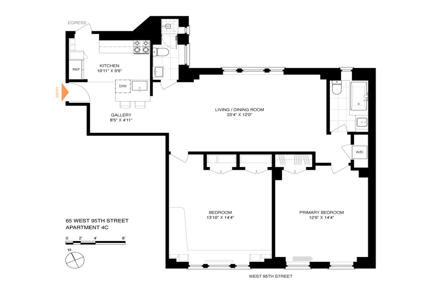 65 W 95TH Street 4C